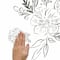 RoomMates Beth Schneider Floral Sketch Peel & Stick Giant Wall Decals